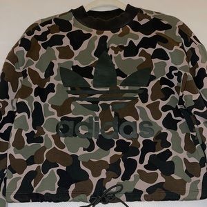 Adidas cropped pullover
